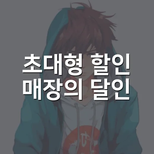 초대형 할인 매장의 달인, 왜 방송 후 검색이 확 늘었을까요? - 요약