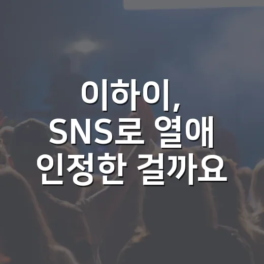 이하이, SNS로 열애 인정한 걸까요? 도끼와 공개한 말들이 뜨거운 이유 - 요약