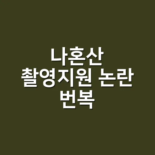 ‘나혼산’ 촬영지원 논란 번복, 왜 시청자 반응이 더 싸늘해졌을까요? - 요약