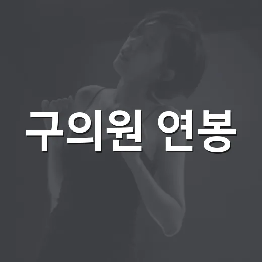 구의원 연봉, 월급으로 치면 얼마나 받을까요? - 요약