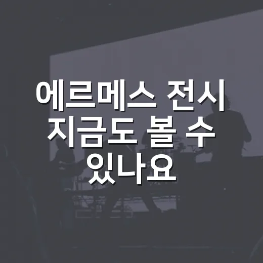 에르메스 전시 지금도 볼 수 있나요? DDP 이후 확인할 포인트는요? - 요약
