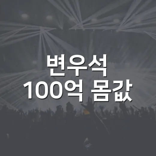변우석 100억 몸값, 비주얼만으로 설명될까요? - 요약