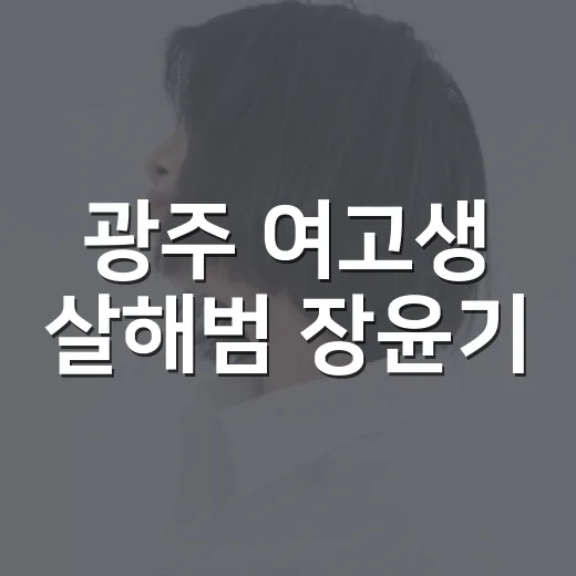 광주 여고생 살해범 장윤기, 재판은 어디까지 왔나요? - 요약