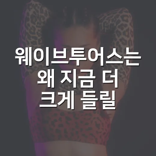 웨이브투어스는 왜 지금 더 크게 들릴까요? - 요약