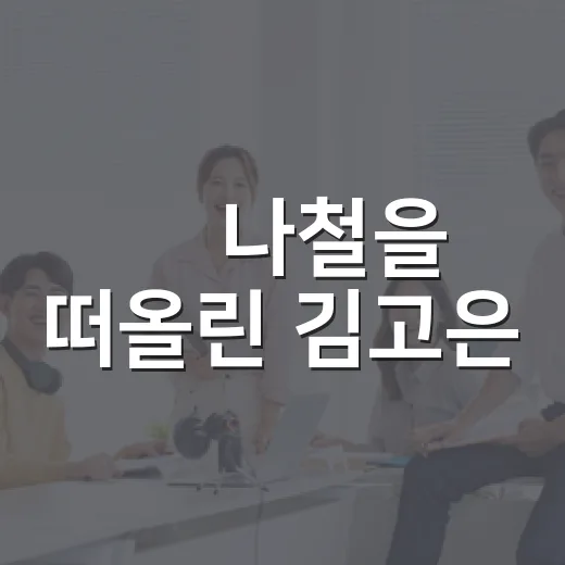 故 나철을 떠올린 김고은·이동휘, 왜 다시 울컥했을까요? - 요약