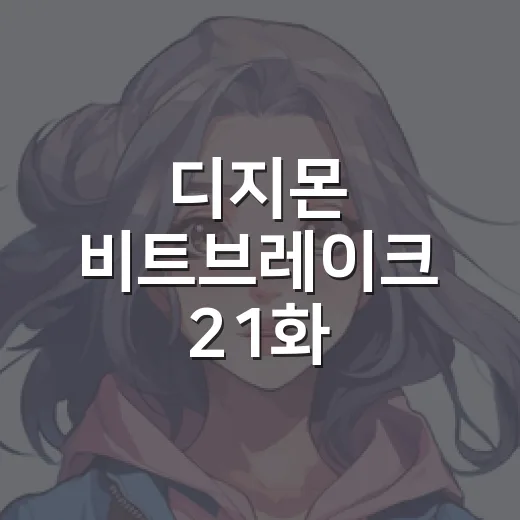디지몬 비트브레이크 21화, 루도몬 진화가 왜 이렇게 크게 터졌을까요? - 요약