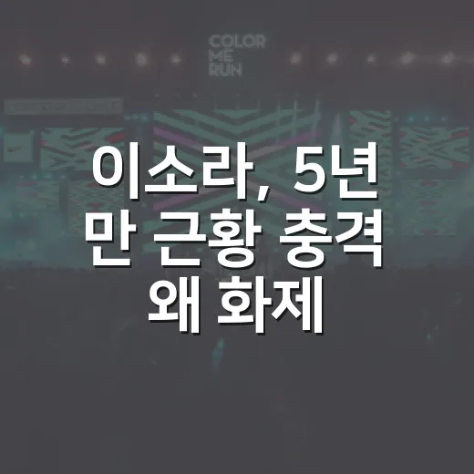 이소라, 5년 만 근황 충격 왜 화제가 됐을까요? - 요약