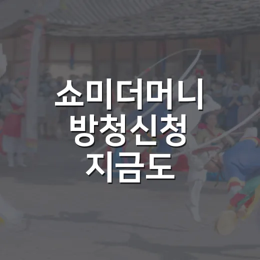 쇼미더머니 방청신청 지금도 가능한가요? - 요약