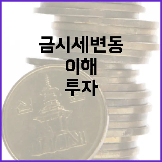 금시세 변동을 이해하고 투자에 활용하는 방법 - 요약