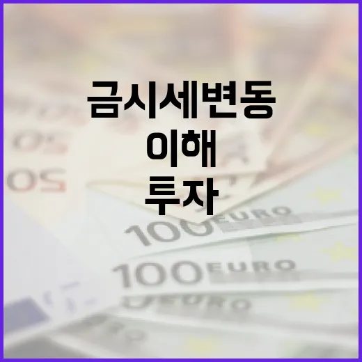 금시세 변동을 이해하고 투자하는 방법 - 요약