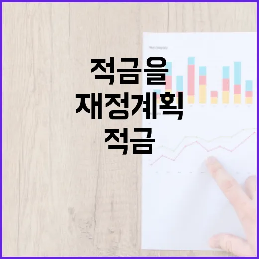 적금을 통해 재정 계획을 세우는 방법 - 요약