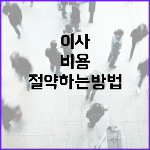 이사할 때 비용을 절약하는 방법 - 요약