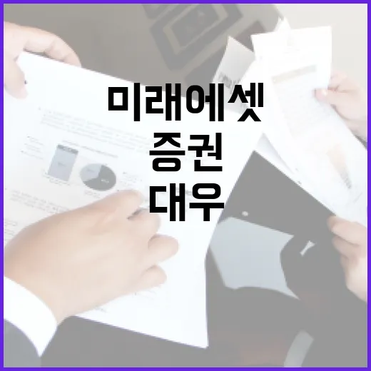 미래에셋대우증권을 통해 투자하는 방법 - 요약