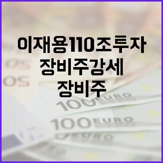 이재용 110조 투자에 따른 장비주 강세를 이해하는 방법 - 요약