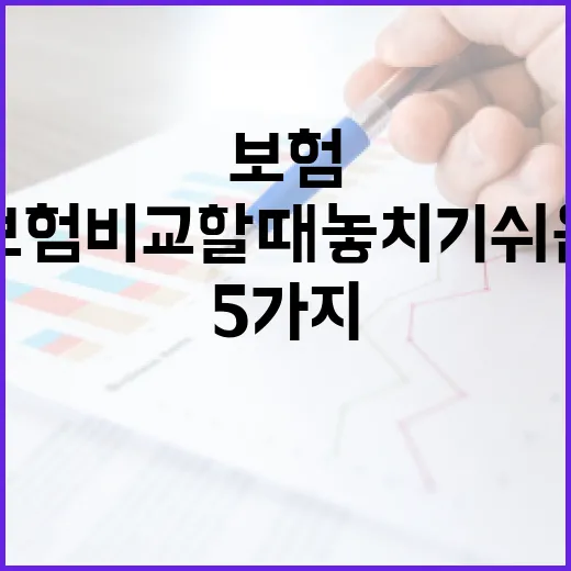 여행자보험비교할 때 놓치기 쉬운 5가지 기준 - 요약