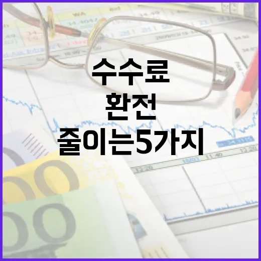 환전 수수료 줄이는 5가지 생활 가계부 습관 - 요약