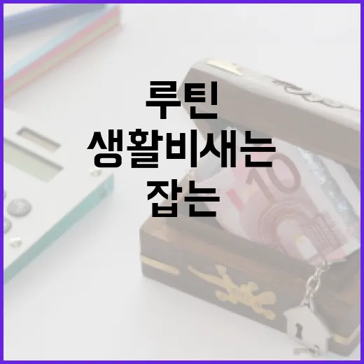 우리은행으로 생활비 새는 곳 잡는 5가지 가계부 루틴 - 요약