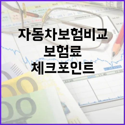 다이렉트자동차보험비교할 때 보험료 줄이는 5가지 체크포인트 - 요약