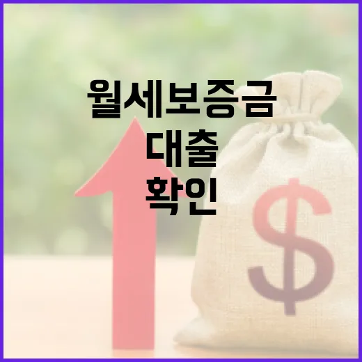 월세보증금대출 전 확인할 5가지 숫자 - 요약