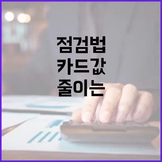 국민카드홈페이지로 카드값 줄이는 5가지 가계부 점검법 - 요약