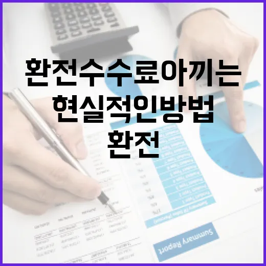 환전수수료 아끼는 5가지 현실적인 방법 - 요약