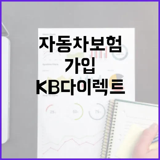 KB다이렉트자동차보험 가입 전 가계부로 따져볼 5가지 - 요약