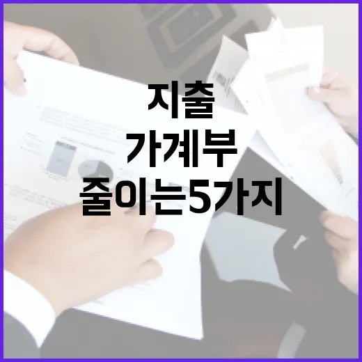 그래픽카드 지출 줄이는 5가지 가계부 기준 - 요약