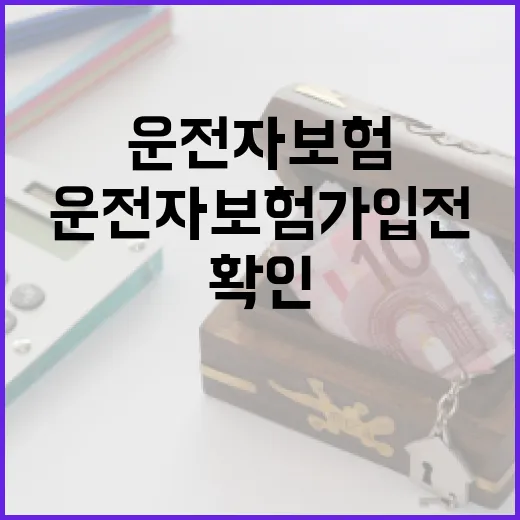 운전자보험 가입 전 가계부에서 먼저 확인할 5가지 - 요약