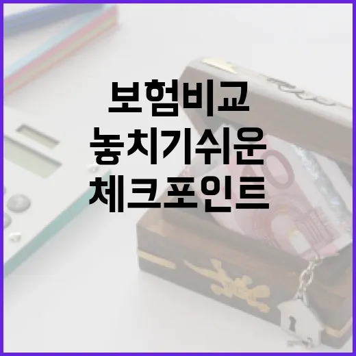 여행자보험비교할 때 놓치기 쉬운 5가지 체크포인트 - 요약