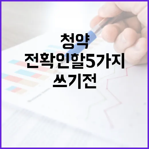 청약홈페이지 쓰기 전 확인할 5가지 돈 관리 포인트 - 요약