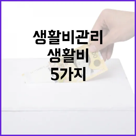 NH증권을 생활비 관리에 쓰기 전 확인할 5가지 - 요약