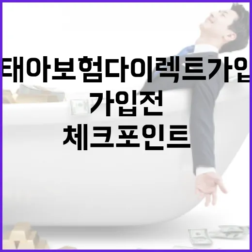 태아보험다이렉트 가입 전 가계부 기준으로 보는 5가지 체크포인트 - 요약