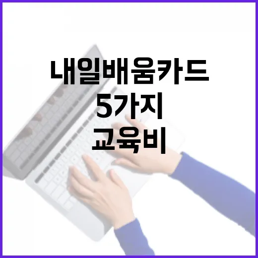 내일배움카드로 교육비 새는 돈 막는 5가지 기준 - 요약