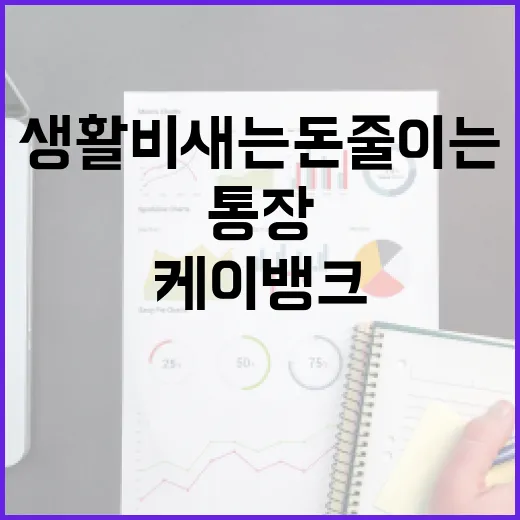 케이뱅크 통장으로 생활비 새는 돈 줄이는 5가지 방법 - 요약