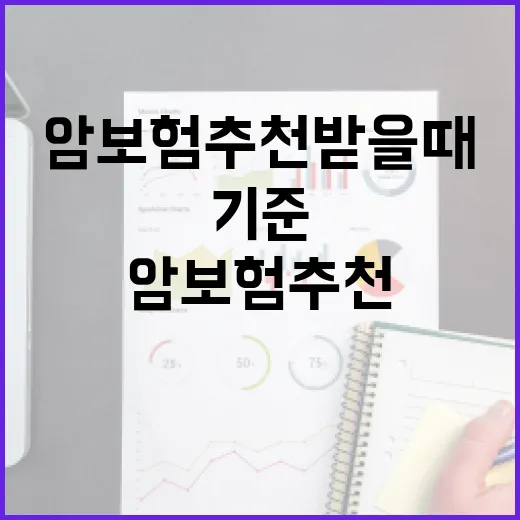 암보험추천 받을 때 가계부 기준으로 따져볼 5가지 - 요약