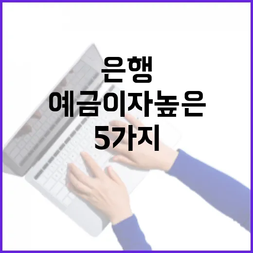 예금이자높은은행 고를 때 가계부에서 먼저 보는 5가지 기준 - 요약
