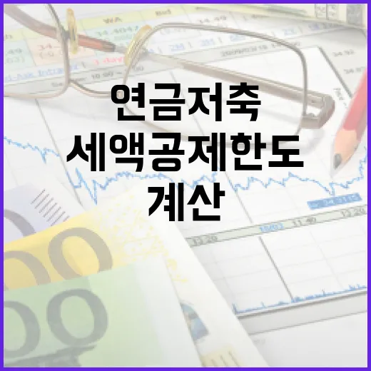연금저축세액공제한도 3단계로 계산하는 현실적인 납입법 - 요약