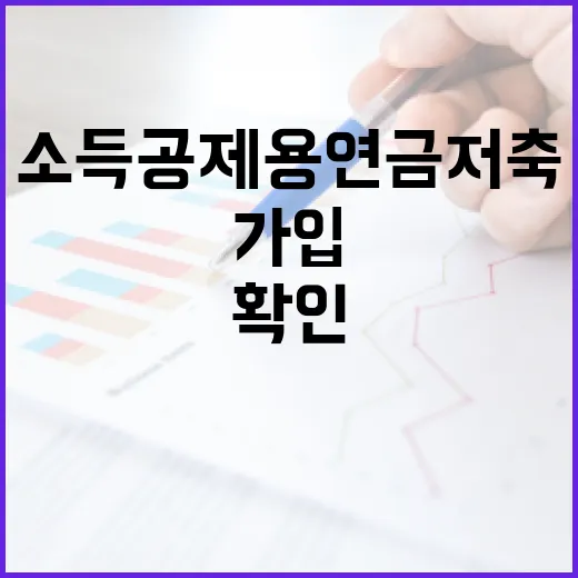 소득공제용연금저축 가입 전 확인할 5가지 숫자 - 요약
