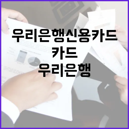우리은행신용카드 쓰기 전 확인할 5가지 생활 예산 기준 - 요약
