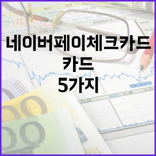 네이버페이체크카드 쓰기 전 확인할 5가지 가계부 기준 - 요약