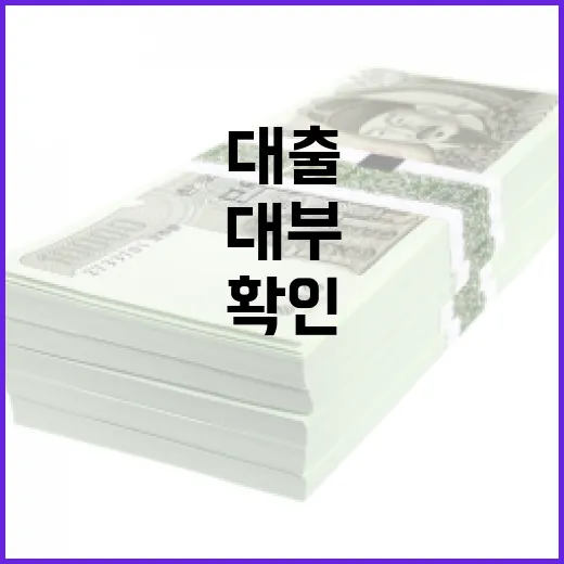 대부대출 받기 전 가계부에서 먼저 확인할 5가지 숫자 - 요약