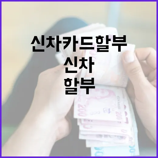 신차카드할부 선택 전 확인할 5가지 숫자 - 요약
