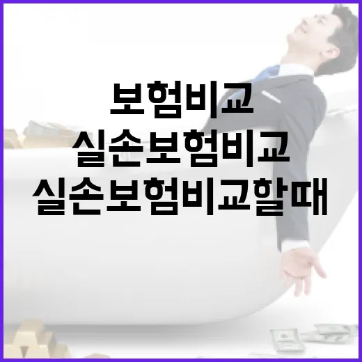 실손보험비교할 때 놓치면 돈 새는 5가지 기준 - 요약