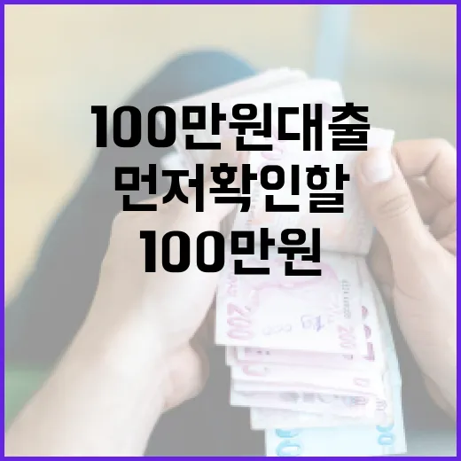 100만원대출 받기 전 가계부에서 먼저 확인할 5가지 - 요약