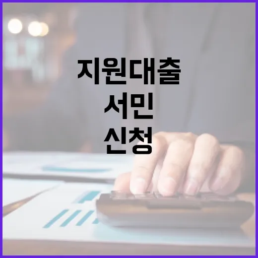 서민지원대출 신청 전 따져볼 5가지 숫자 - 요약