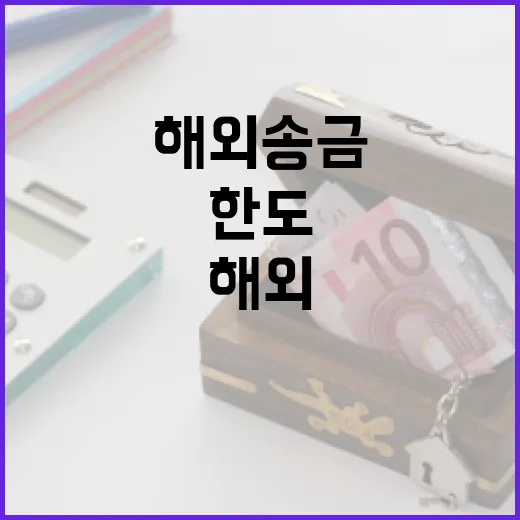 해외송금한도 헷갈릴 때 보는 5가지 생활 기준 - 요약