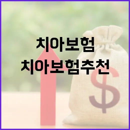 치아보험추천 전 확인할 5가지 기준: 가계부로 본 월 보험료와 치료비 계산법 - 요약