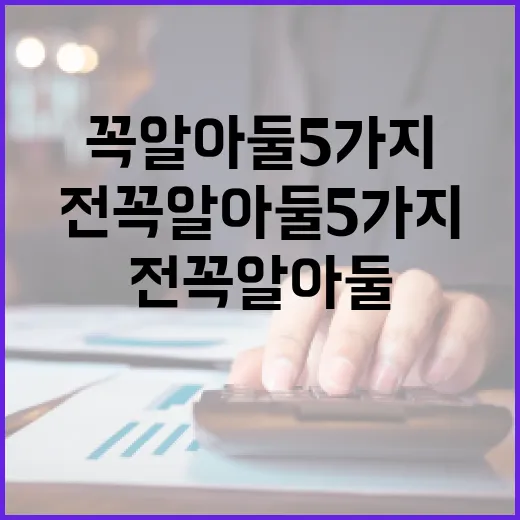 신용등급조회 전 꼭 알아둘 5가지 가계부 기준 - 요약