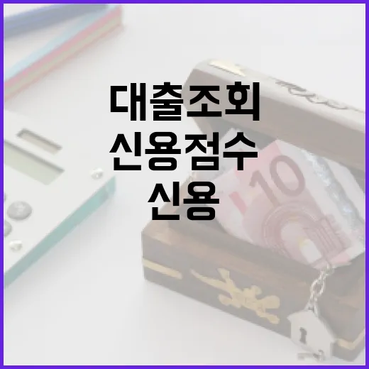 대출조회 전 꼭 확인할 5가지, 신용점수보다 먼저 볼 숫자들 - 요약