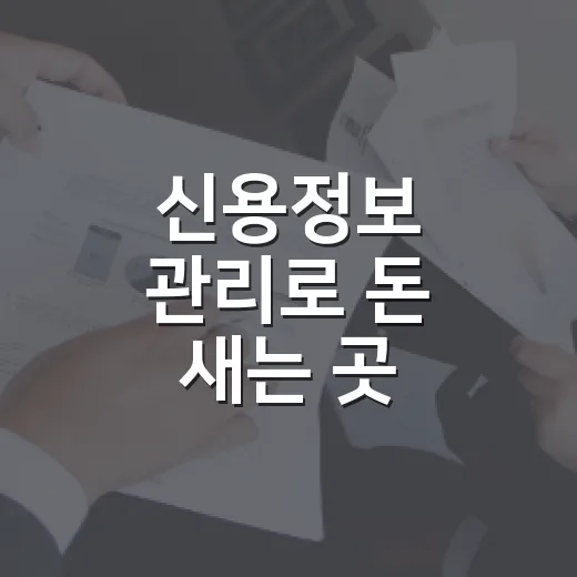 신용정보 관리로 돈 새는 곳 줄이는 5가지 습관 - 요약